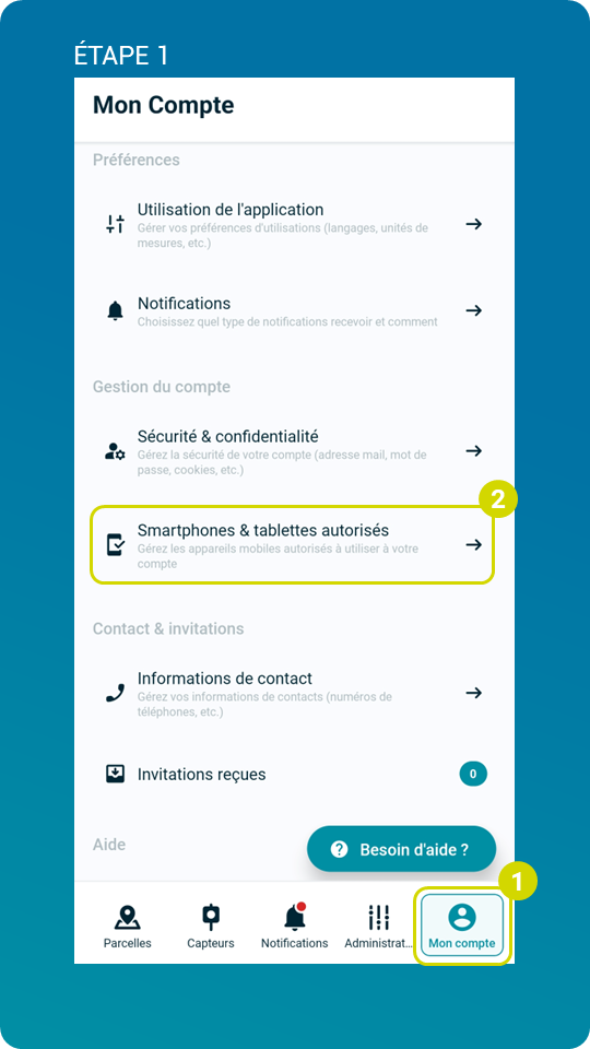 comment me connecter a mon compte avec un nouveau tel E1 FR .png